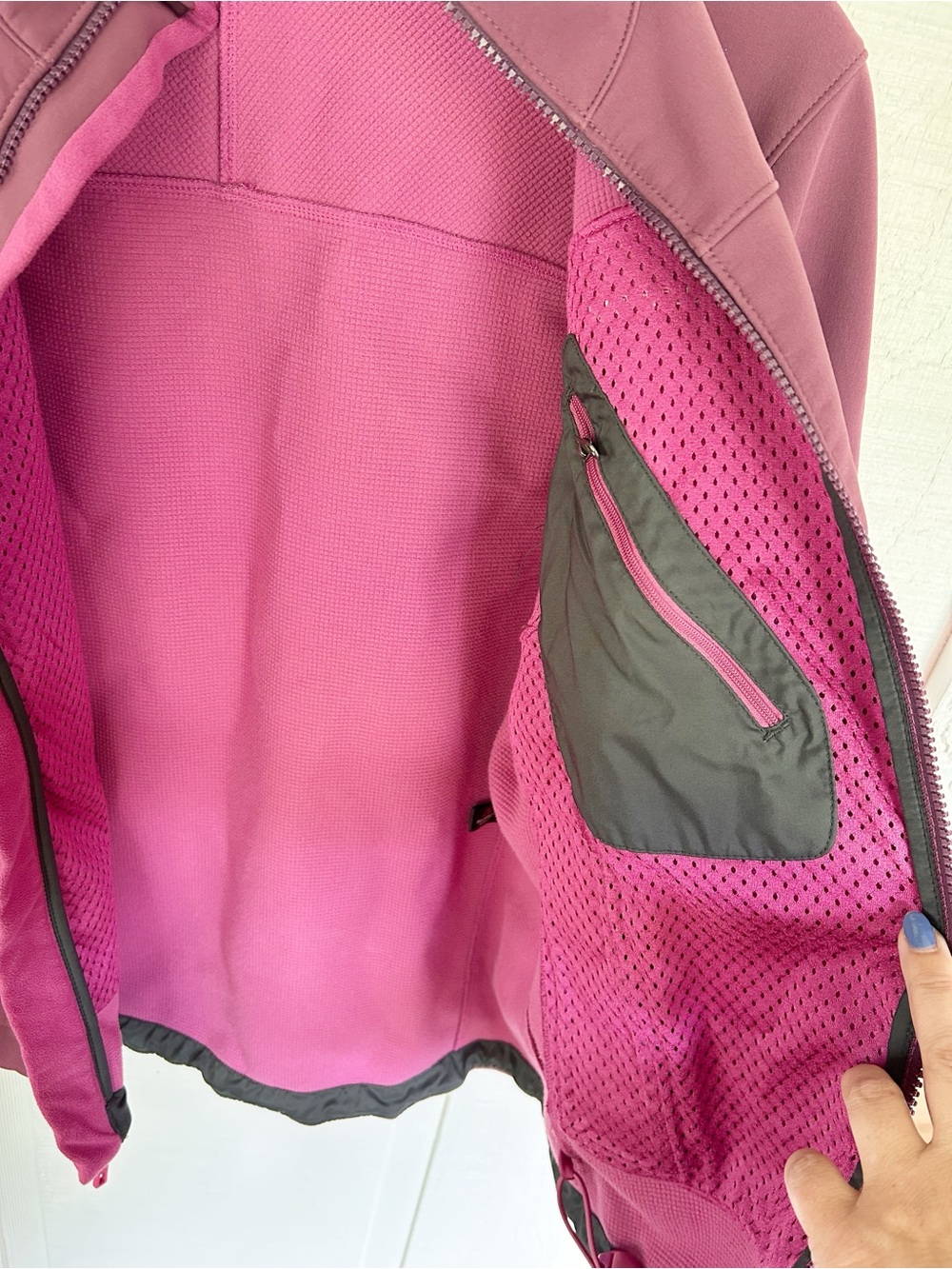 Patagonia Women's Adze Hybrid Jacket Berry Purple Size Large - Picture 7 of 7